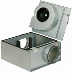 Шумоизолированный вентилятор Systemair  KVO 125 EC