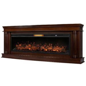 Каминокомплект: Очаг Royal Thermo Aurora RTFP/P-AR60LS, портал Olympia 60 CO, канадский дуб