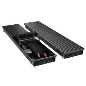 Конвектор внутрипольный Royal Thermo ATRIUM TURBO-80/300/1200-DG-U-BL