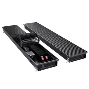 Конвектор внутрипольный Royal Thermo ATRIUM TURBO-80/250/2700-DG-U-BL