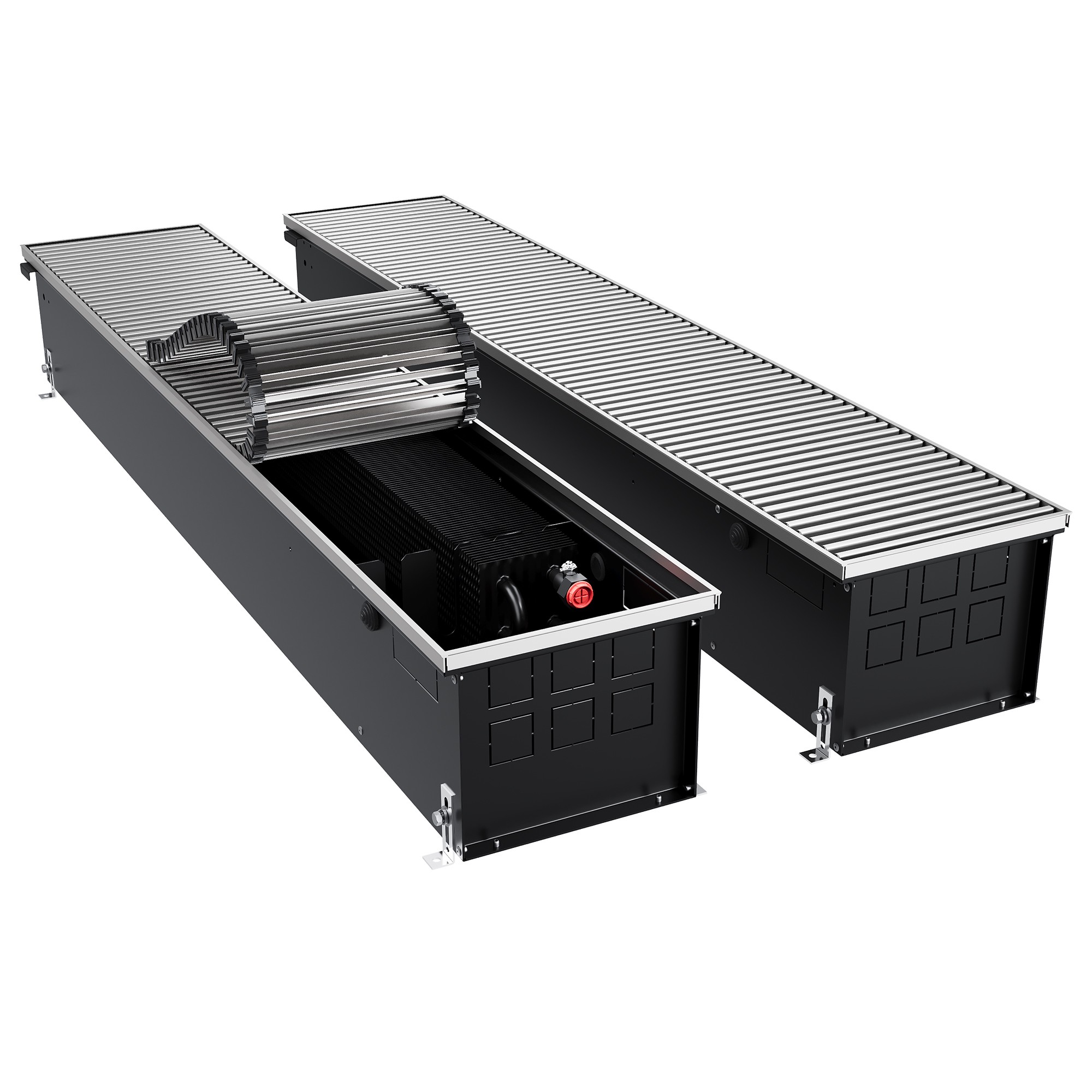 Конвектор внутрипольный Royal Thermo ATRIUM TURBO-190/250/1800-DG-U-NA