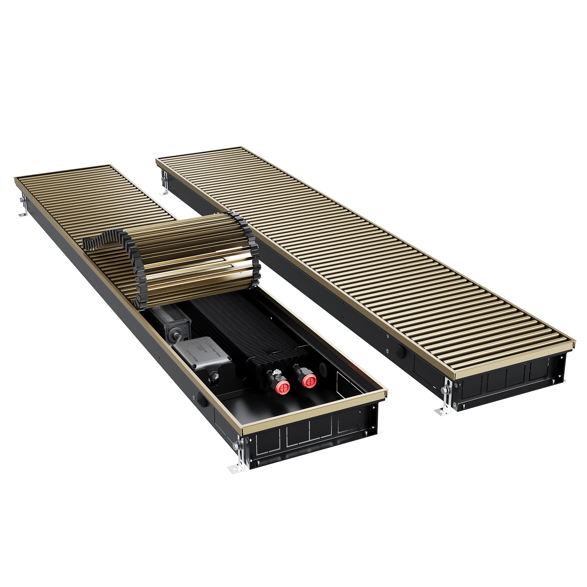 Конвектор внутрипольный Royal Thermo ATRIUM TURBO-80/250/800-DG-U-AU