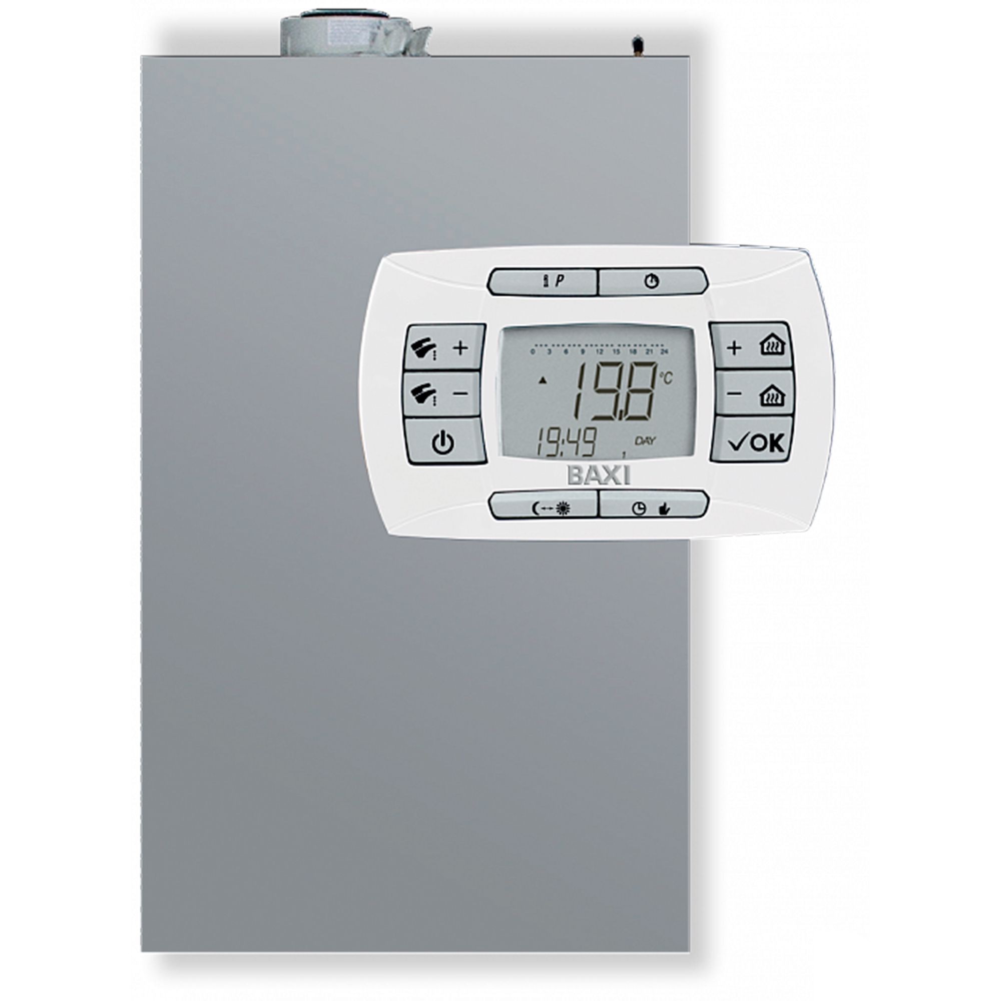 Котел газовый BAXI LUNA IN PLUS 1.24 конденсационный, настенный, 1 конт., закр. кам. сгор.