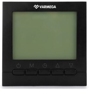 Термостат комнатный VARMEGA, VM19222, проводной, черный