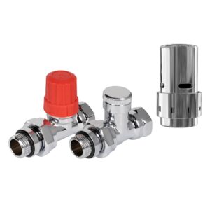 Набор термостатический прямой Royal Thermo Design 1/2" Click (Хром) с термоголовкой Design (Хром)