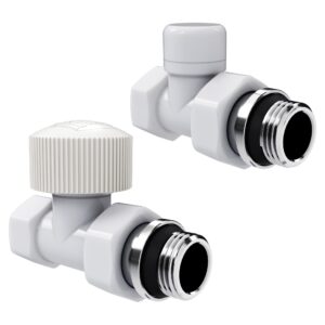 Набор термостатический прямой Royal Thermo Design 1/2"М30х1,5 (Белый)