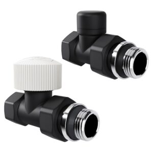 Набор термостатический прямой Royal Thermo Design 1/2"М30х1,5 (Черный)