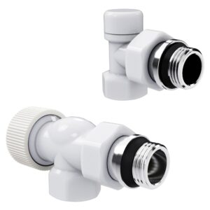 Набор термостатический осевой Royal Thermo Design 1/2"М30х1,5 (Белый)