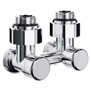 Узел нижнего подключения Royal Thermo Design угловой 1/2"х3/4" EK (хром)
