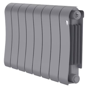 Радиатор биметаллический Royal Thermo Infinity 300 Silver Satin - 8 секц.