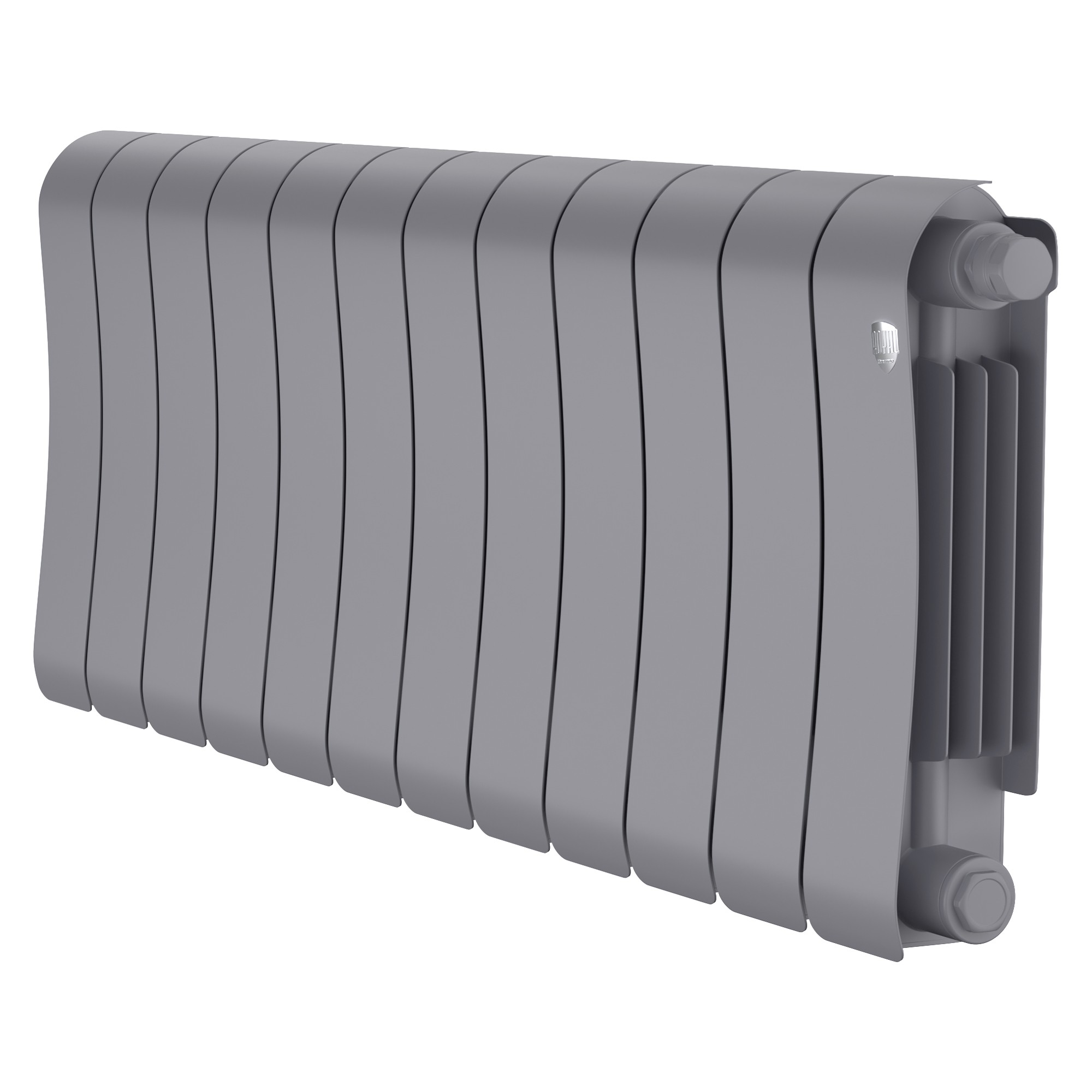 Радиатор биметаллический Royal Thermo Infinity 300 Silver Satin VR80 - 12 секц.