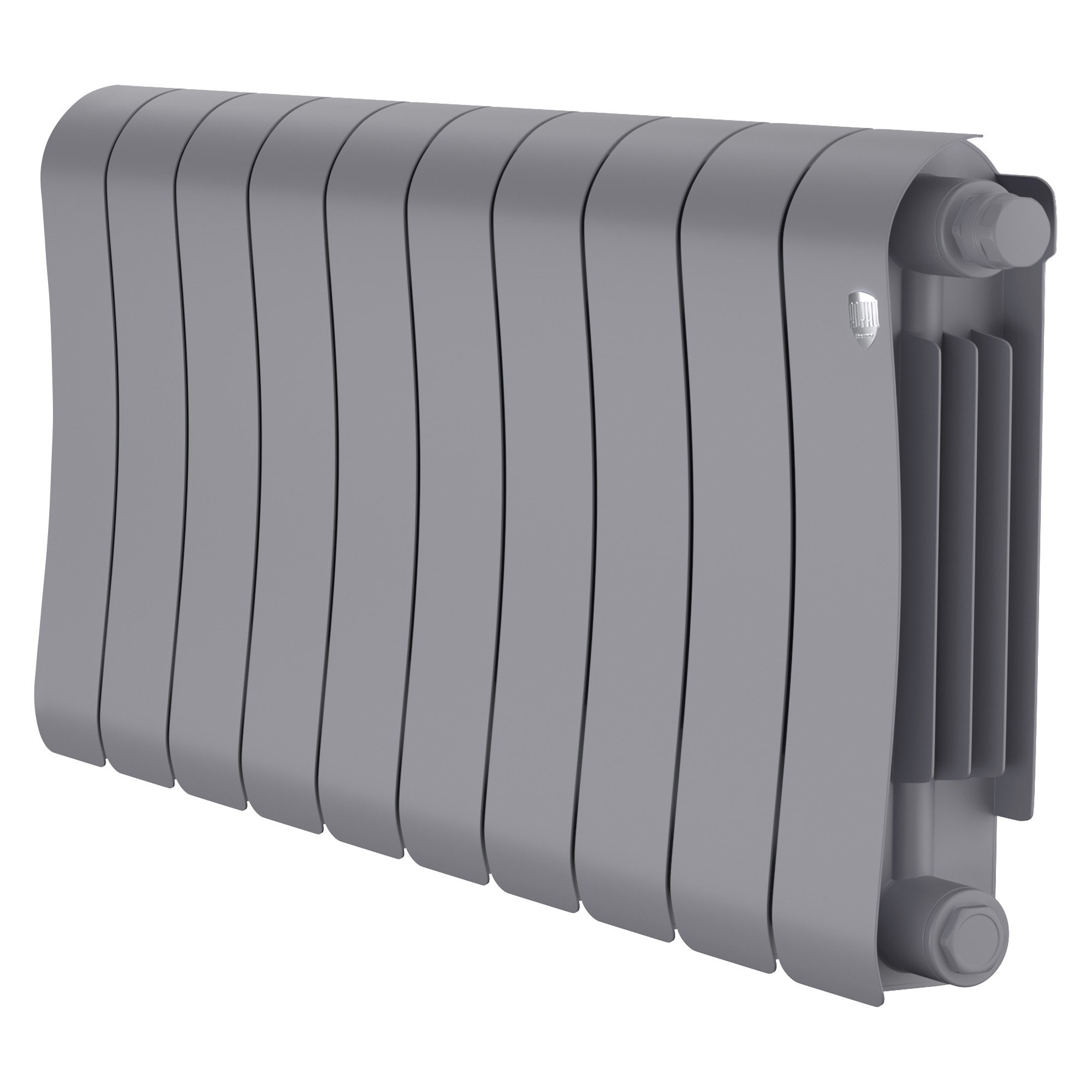 Радиатор биметаллический Royal Thermo Infinity 300 Silver Satin VR80 - 10 секц.