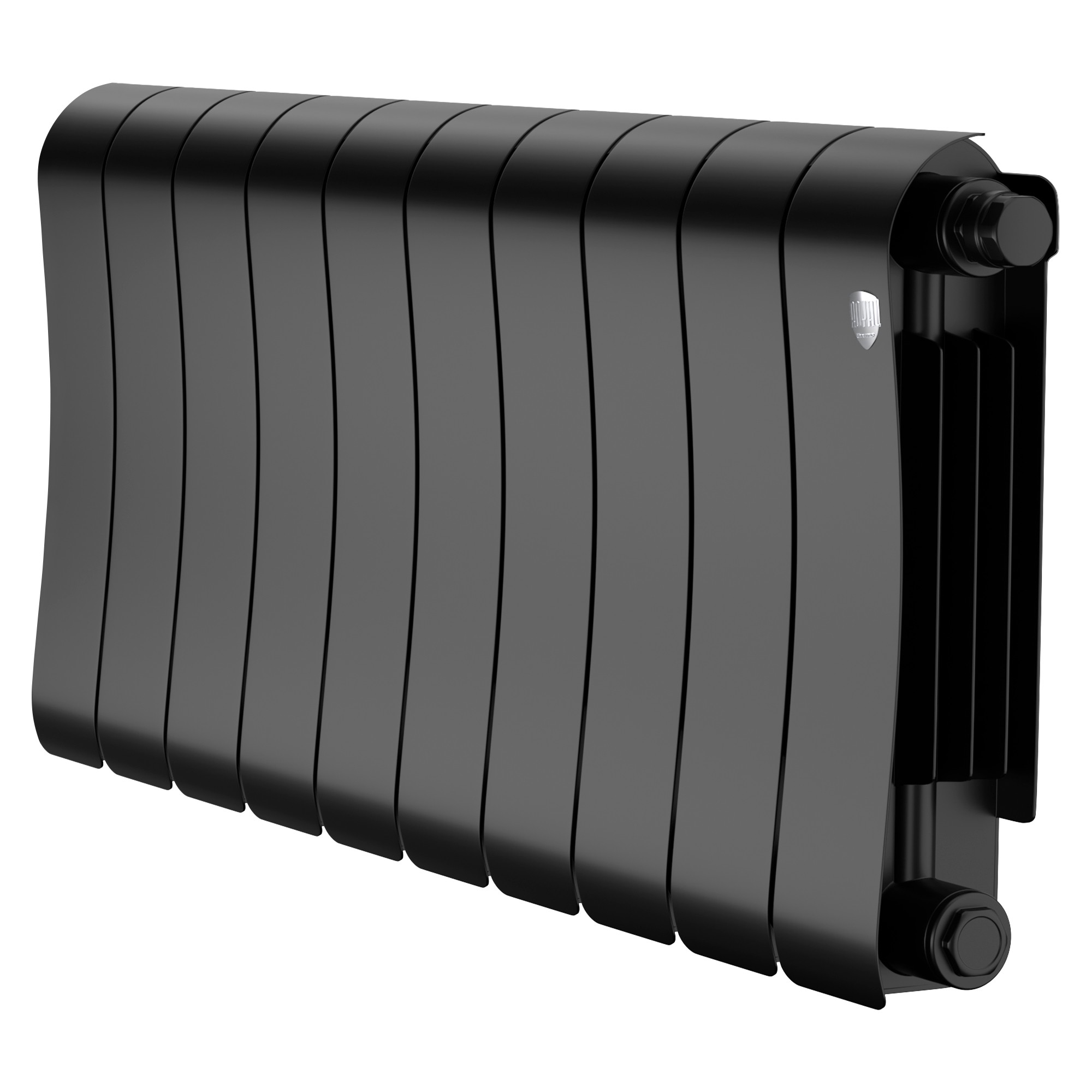 Радиатор биметаллический Royal Thermo Infinity 300 Noir Sable VR80 - 10 секц.