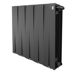 Радиатор биметаллический Royal Thermo PianoForte 500 Чёрный VR80 - 10 секц.