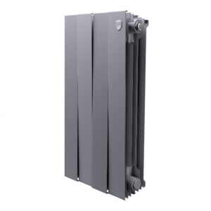 Радиатор биметаллический Royal Thermo PianoForte 500 Серебристый - 4 секц.