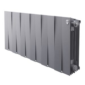 Радиатор биметаллический Royal Thermo PianoForte 300 Серебристый - 12 секц.