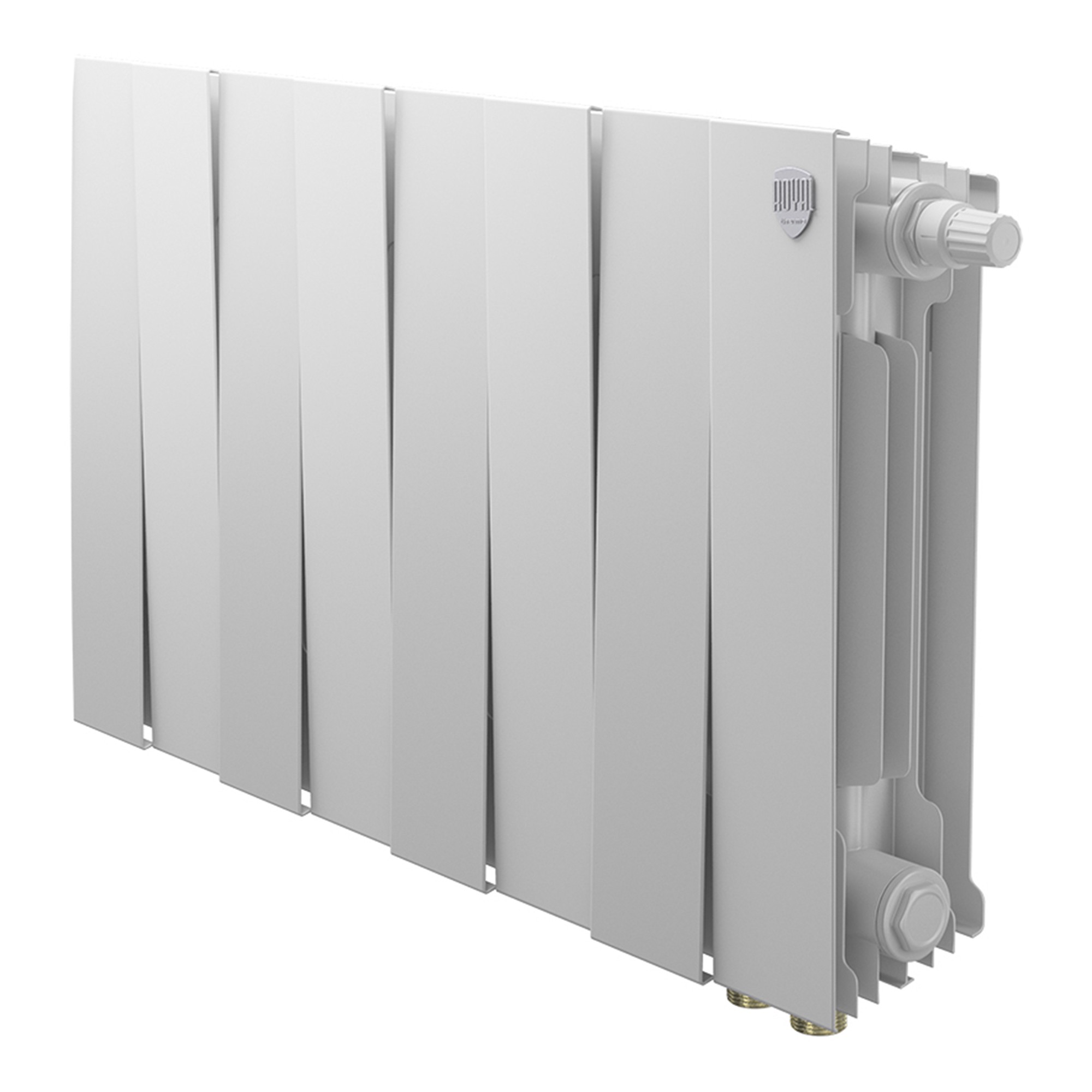 Радиатор биметаллический Royal Thermo PianoForte 300 Белый VR80 - 8 секц.