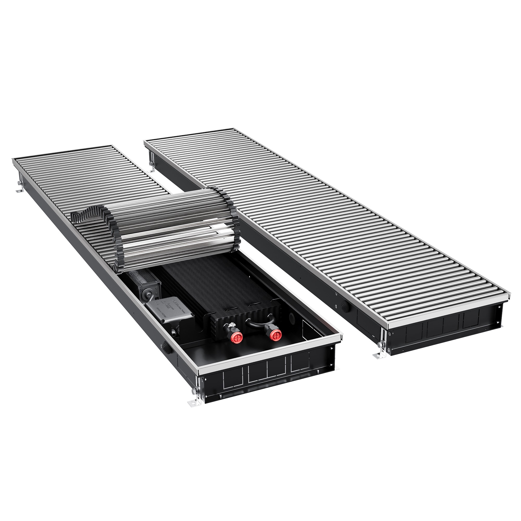 Конвектор внутрипольный Royal Thermo ATRIUM TURBO-80/300/2600-DG-U-NA