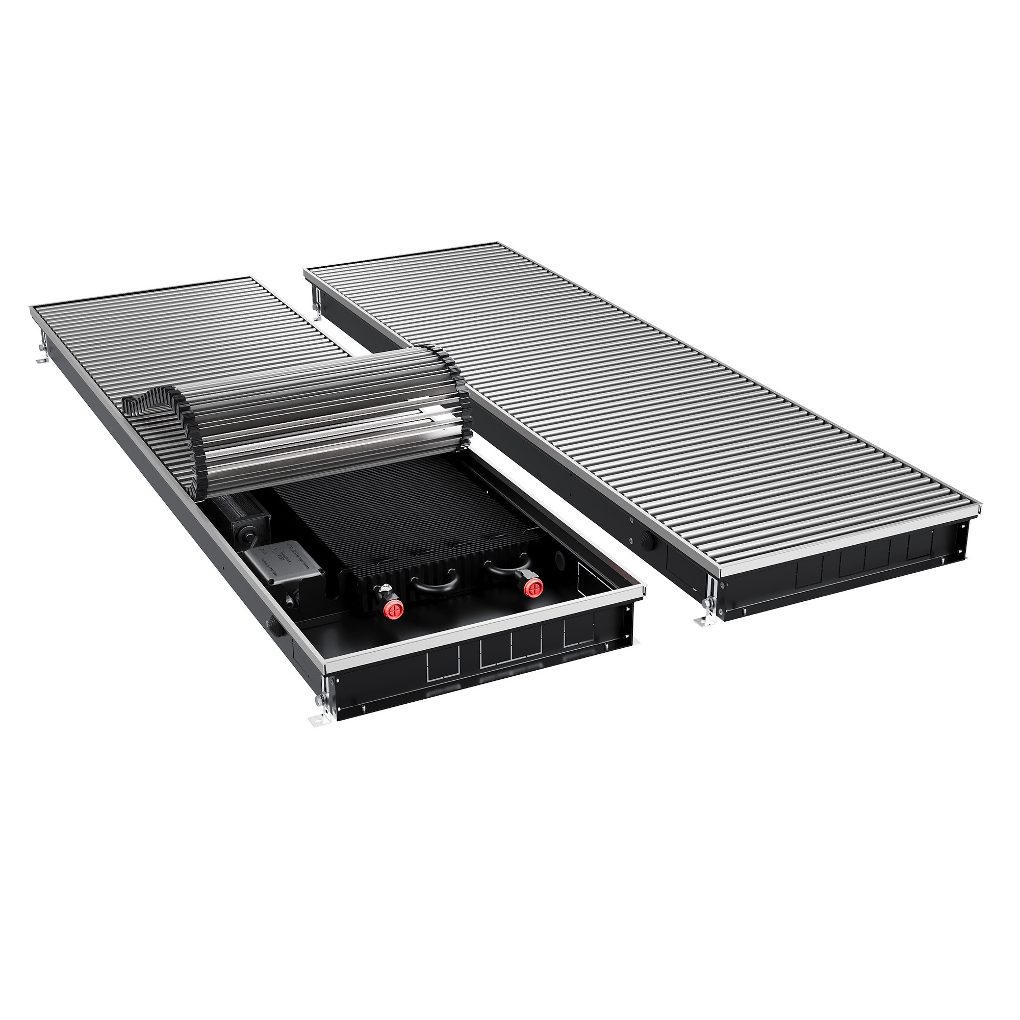 Конвектор внутрипольный Royal Thermo ATRIUM TURBO-80/400/2700-DG-U-NA