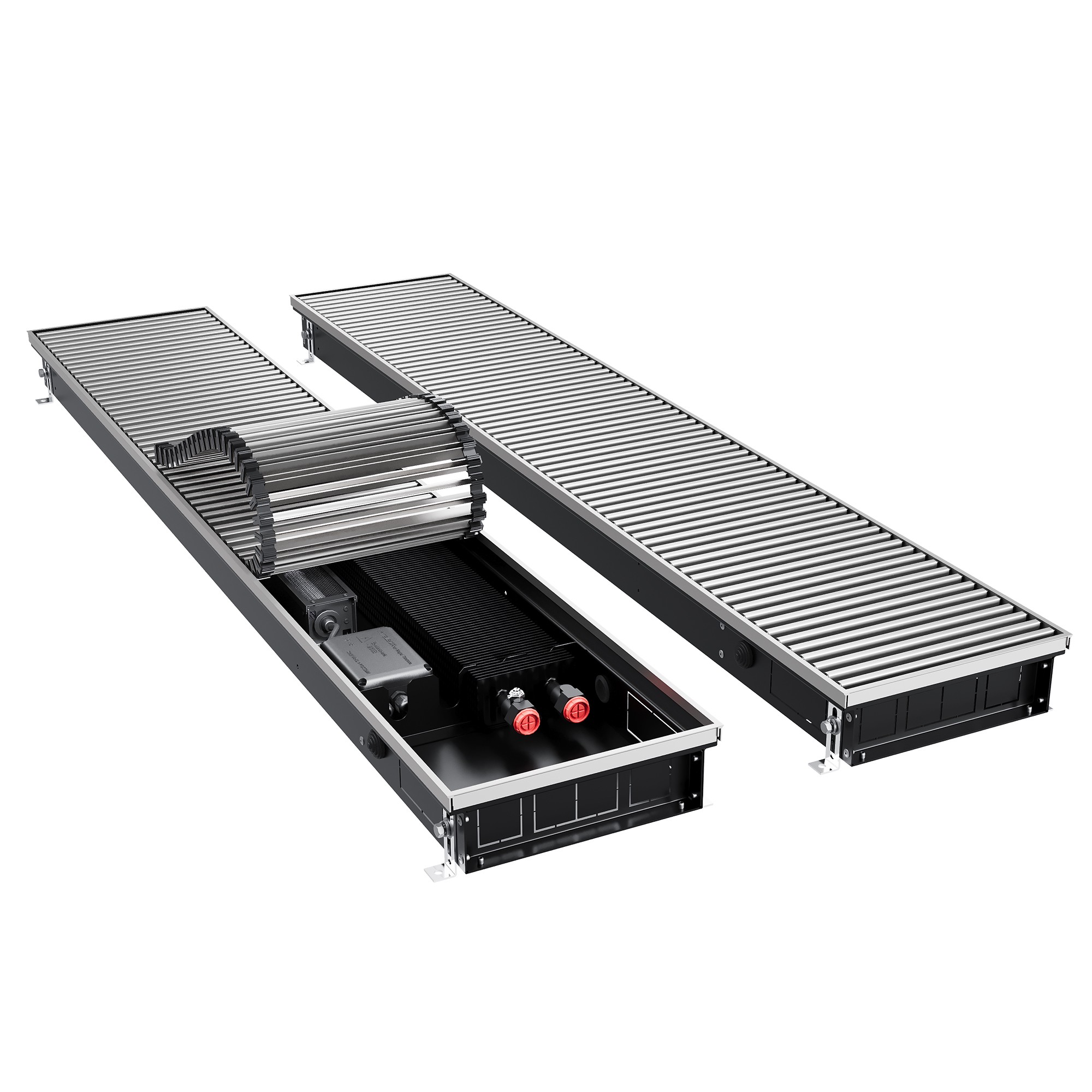 Конвектор внутрипольный Royal Thermo ATRIUM TURBO-80/250/2300-DG-U-NA
