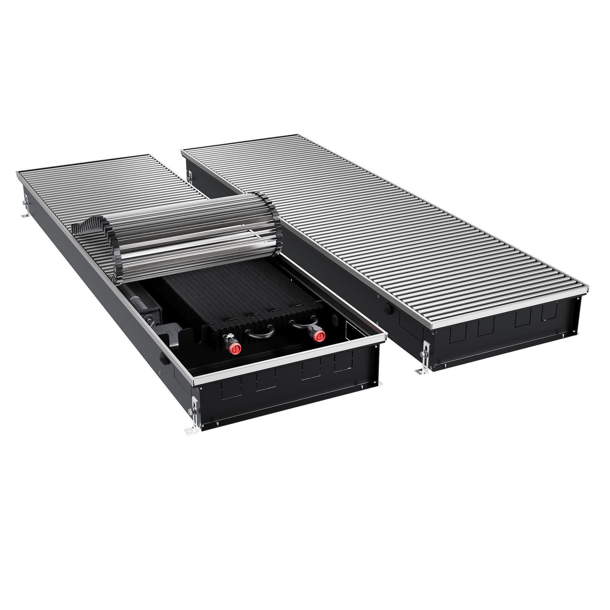 Конвектор внутрипольный Royal Thermo ATRIUM TURBO-110/400/2900-DG-U-NA
