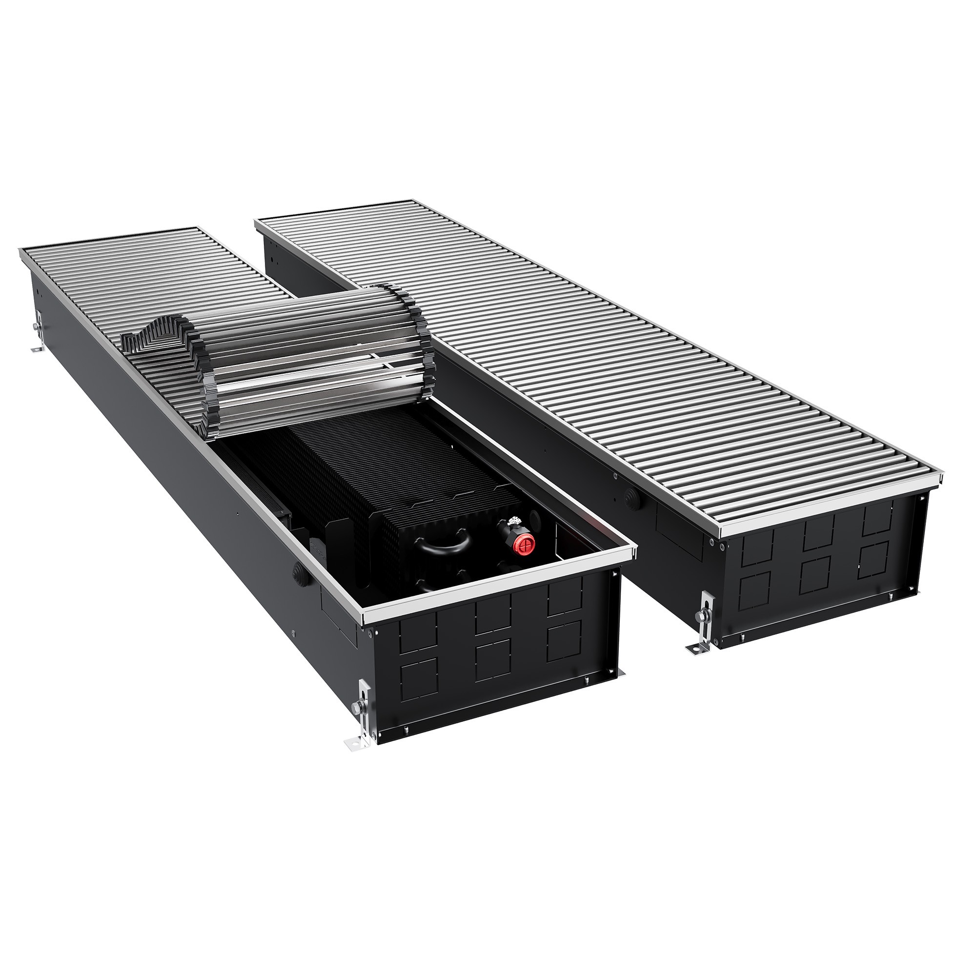 Конвектор внутрипольный Royal Thermo ATRIUM TURBO-150/300/1600-DG-U-NA