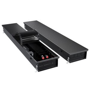 Конвектор внутрипольный Royal Thermo ATRIUM TURBO-110/250/1500-DG-U-BL