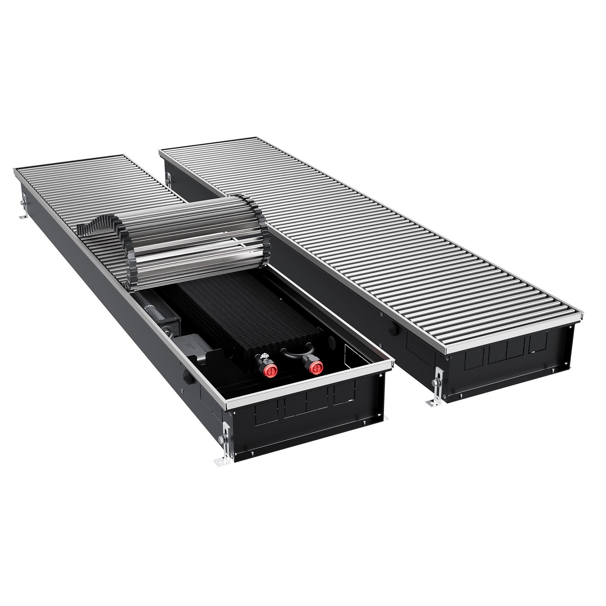 Конвектор внутрипольный Royal Thermo ATRIUM TURBO-110/300/2100-DG-U-NA