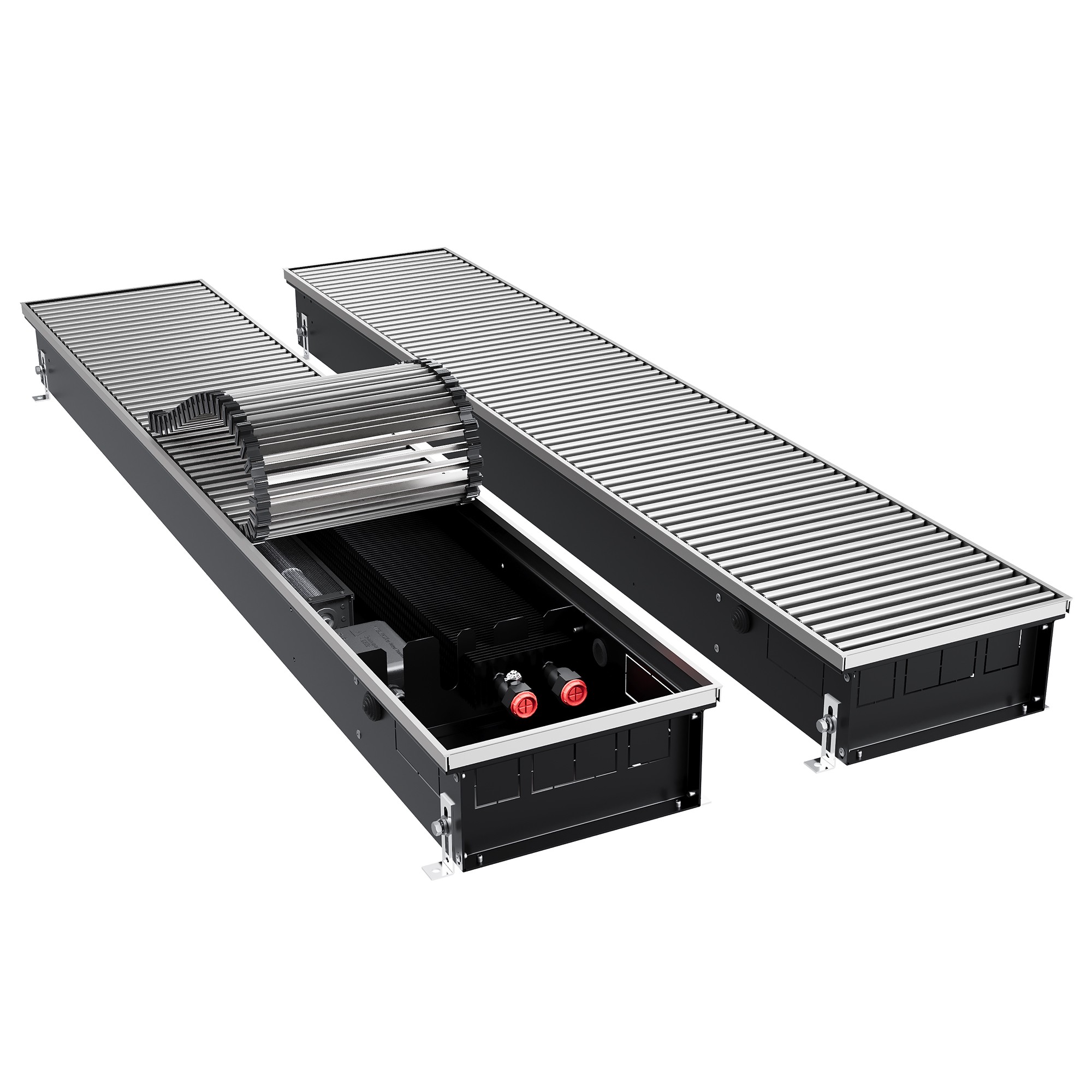 Конвектор внутрипольный Royal Thermo ATRIUM TURBO-110/250/2700-DG-U-NA