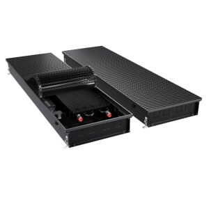 Конвектор внутрипольный Royal Thermo ATRIUM TURBO-110/400/2000-DG-U-BL