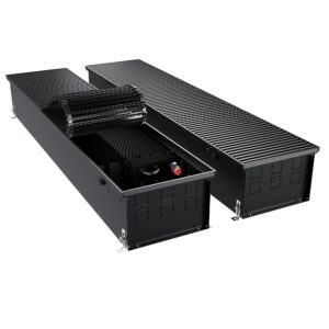 Конвектор внутрипольный Royal Thermo ATRIUM TURBO-190/300/2200-DG-U-BL