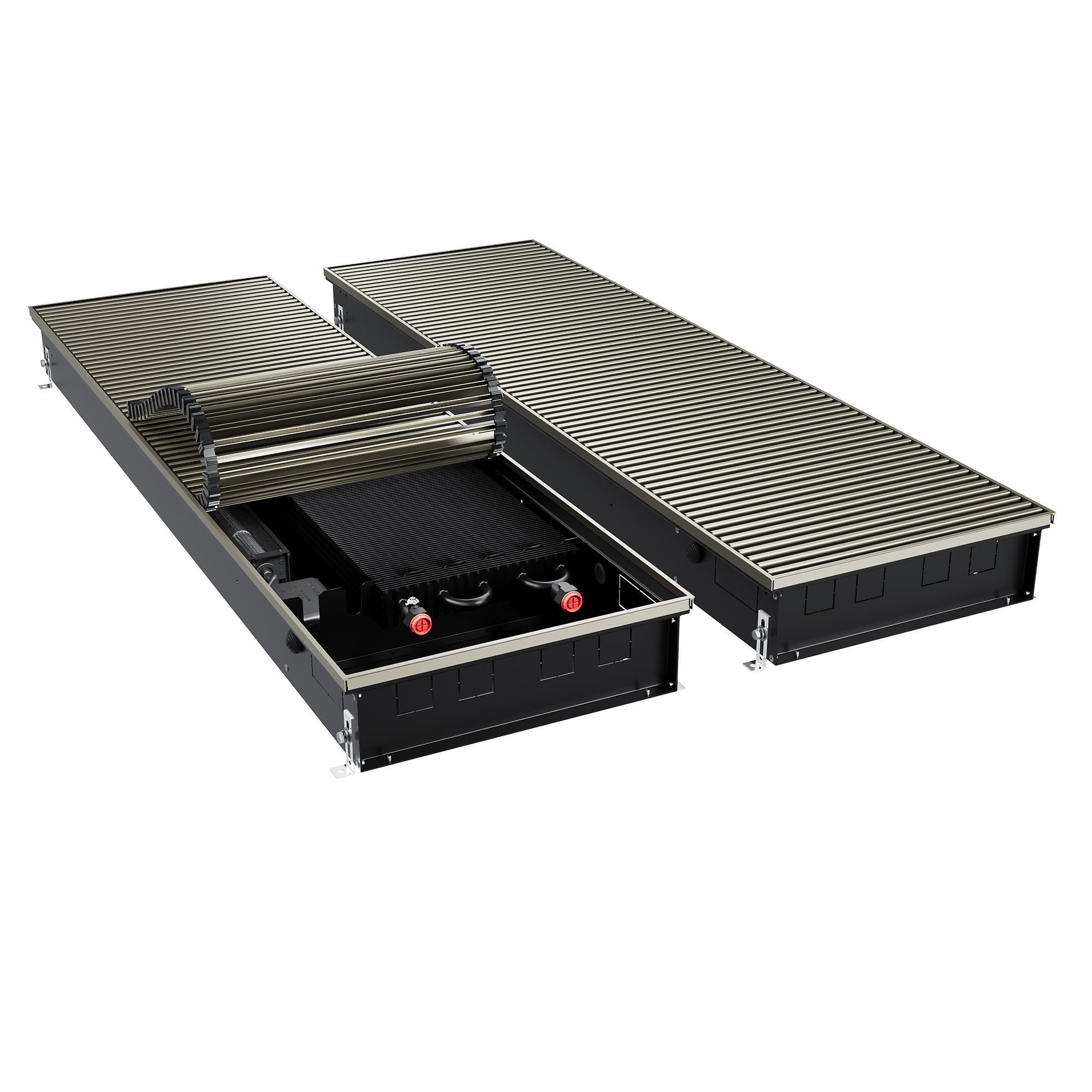 Конвектор внутрипольный Royal Thermo ATRIUM TURBO-110/400/1700-DG-U-LB