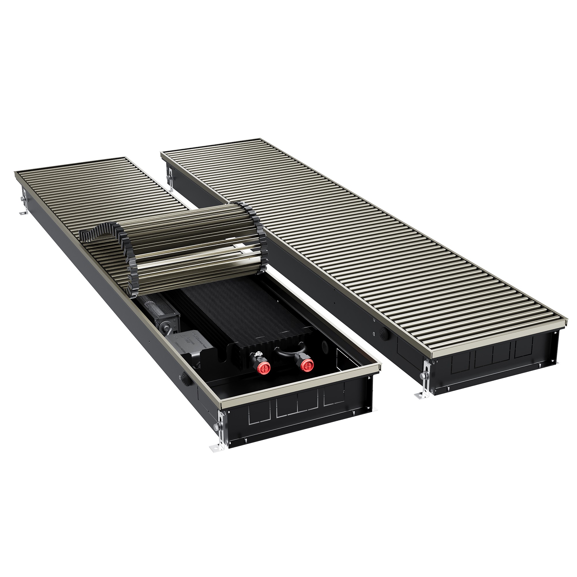 Конвектор внутрипольный Royal Thermo ATRIUM TURBO-90/300/1500-DG-U-LB