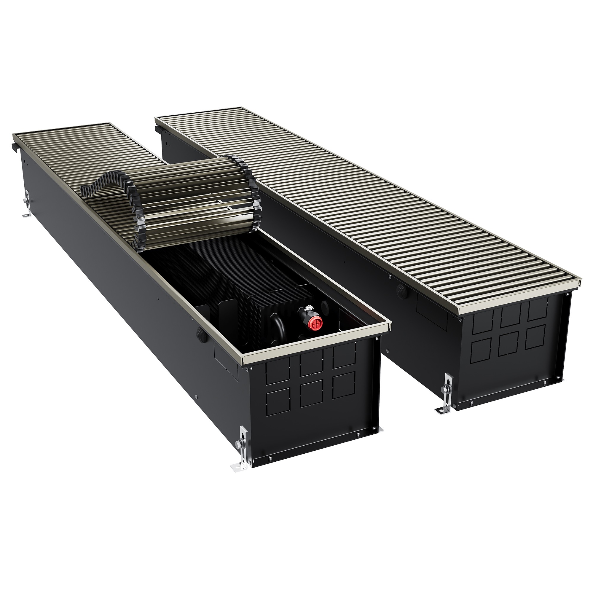 Конвектор внутрипольный Royal Thermo ATRIUM TURBO-190/250/1500-DG-U-LB