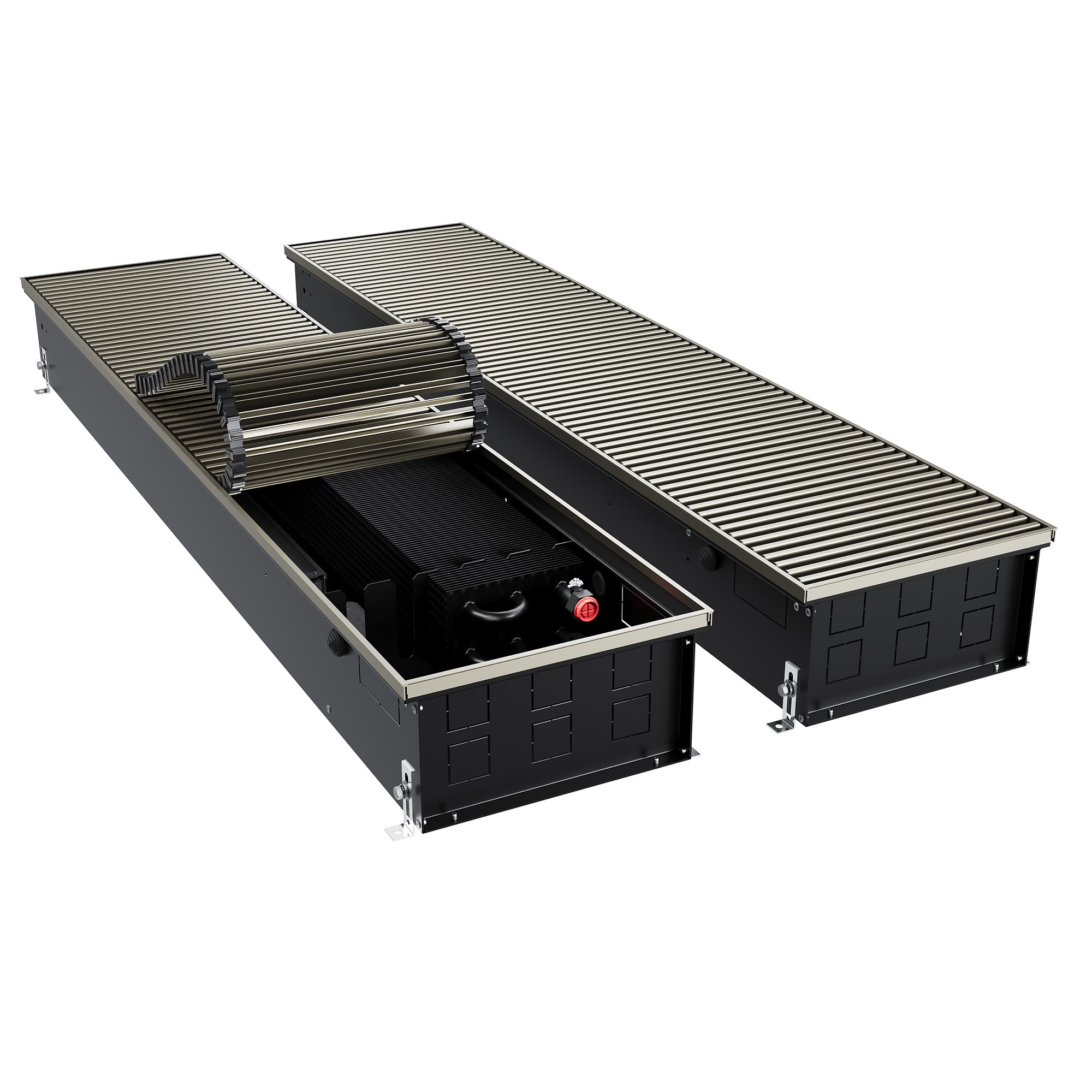 Конвектор внутрипольный Royal Thermo ATRIUM TURBO-150/300/1800-DG-U-LB
