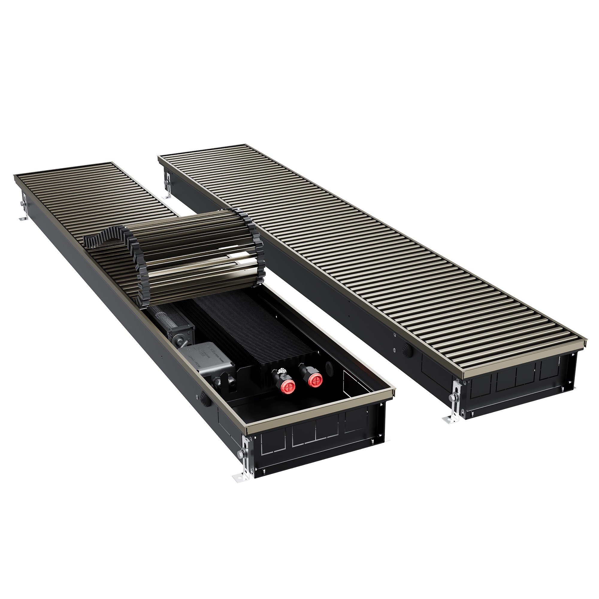 Конвектор внутрипольный Royal Thermo ATRIUM TURBO-90/250/1500-DG-U-DB