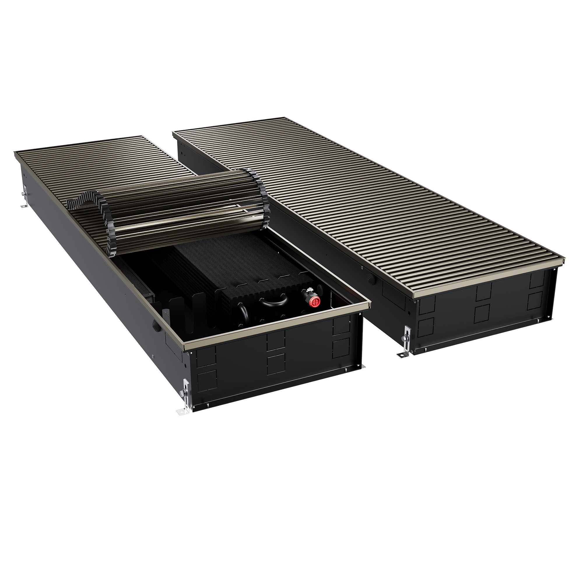 Конвектор внутрипольный Royal Thermo ATRIUM TURBO-150/400/2000-DG-U-DB