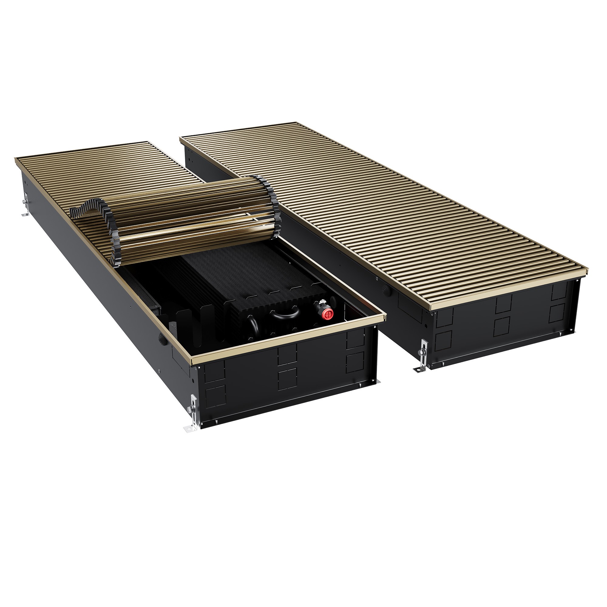 Конвектор внутрипольный Royal Thermo ATRIUM TURBO-150/400/1600-DG-U-AU